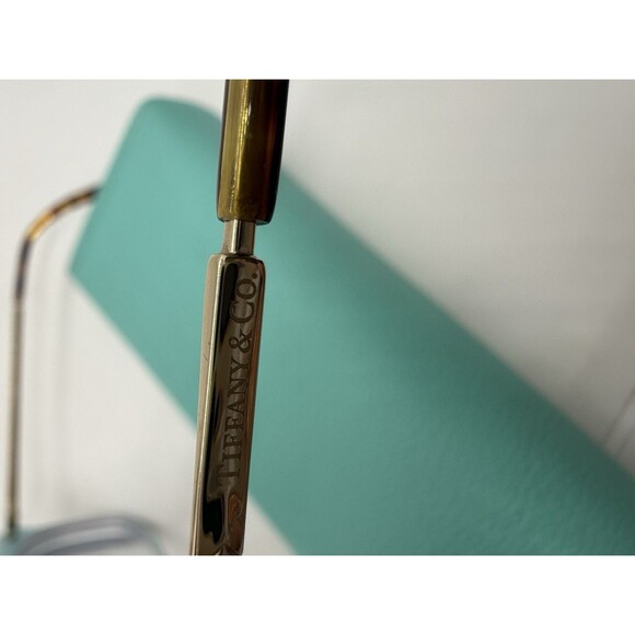 Tiffany & Co. Reading Glasses TF 2194 8134 54-16 Black Blue & Gold Frame & Case - Picture 11 of 15